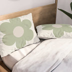 Sage Flower Single Pillow Sham Gallery Image 2