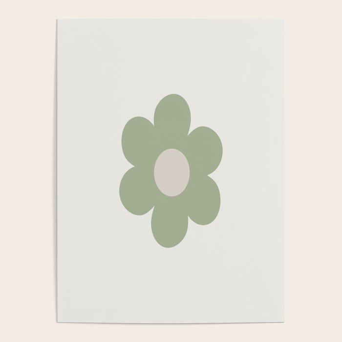 Sage Flower Single Poster Gallery Image 4