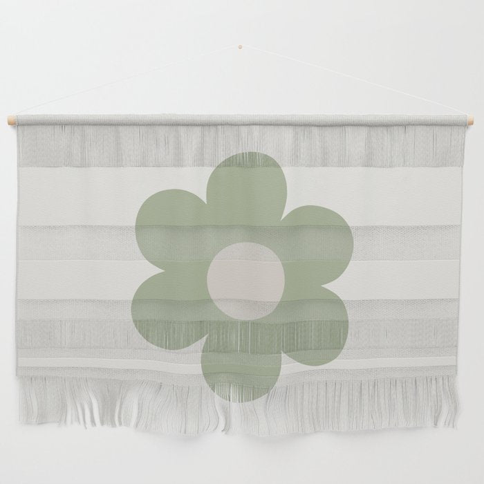 Sage Flower Single Wall Hanging Gallery Image 1