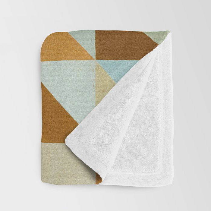 Geometric Shapes & Colors #2 Throw Blanket Gallery Image 3