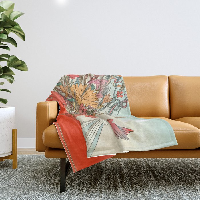 Passing Existence Throw Blanket Gallery Image 1