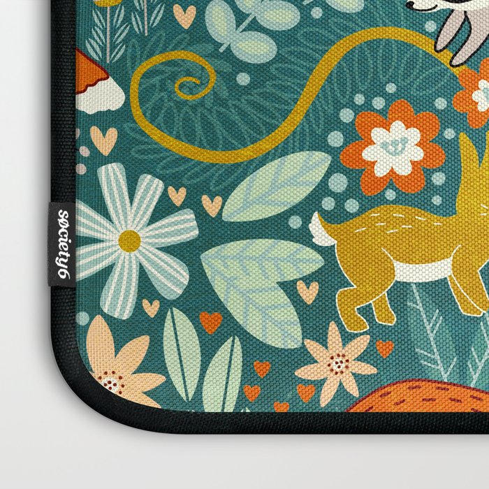 Woodland Pattern Laptop Sleeve Gallery Image 3