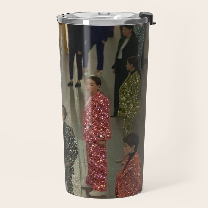 MAGIC PEOPLE VOL.2 - digital artwork by Yana Potter, glitter artist. Style and glam , diamonds.  Travel Mug Gallery Image 2