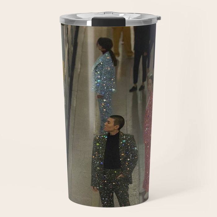 MAGIC PEOPLE VOL.2 - digital artwork by Yana Potter, glitter artist. Style and glam , diamonds.  Travel Mug Gallery Image 1