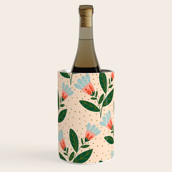 Whimsical Spring Floral  Wine Chiller Gallery Image 3