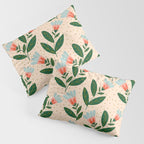 Whimsical Spring Floral  Pillow Sham Gallery Image 3