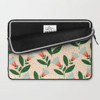 Whimsical Spring Floral  Laptop Sleeve Gallery Image 2