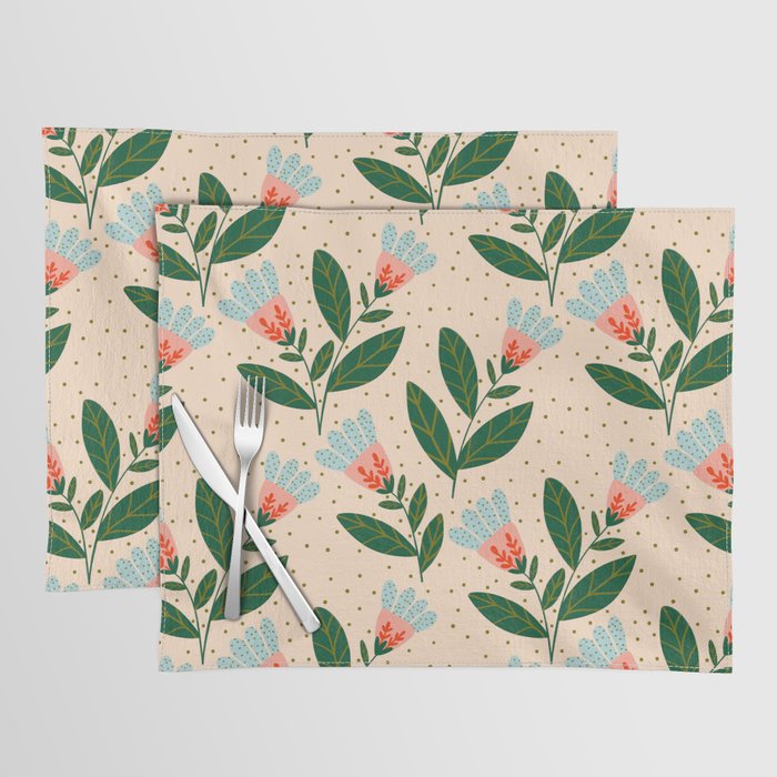 Whimsical Spring Floral  Placemat Gallery Image 1