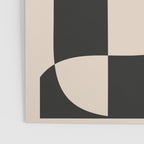 Modern Black And White Abstract Art 1 Poster Gallery Image 3