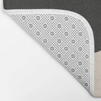 Modern Black And White Abstract Art 1 Bath Mat Gallery Image 2