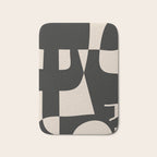 Modern Black And White Abstract Art 1 Bath Mat Gallery Image 1