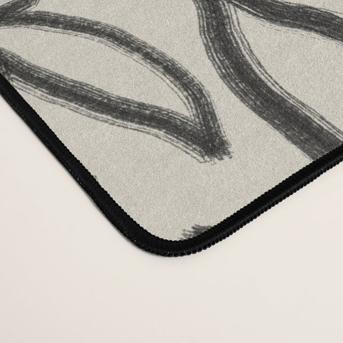 Abstract Brushed Line Art Florals Desk Mat Gallery Image 4