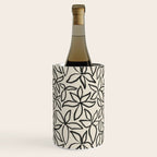 Abstract Brushed Line Art Florals Wine Chiller Gallery Image 1