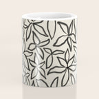 Abstract Brushed Line Art Florals Coffee Mug Gallery Image 4