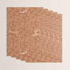 Summer Cheetah Floral Pattern - Fawn Brown Wrapping Paper Gallery Image 3