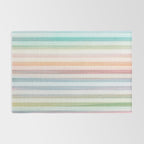 Colorful Soft Stripes Pattern Rug Gallery Image 2