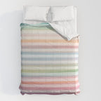 Colorful Soft Stripes Pattern Comforter Gallery Image 6