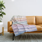 Colorful Soft Stripes Pattern Throw Blanket Gallery Image 1