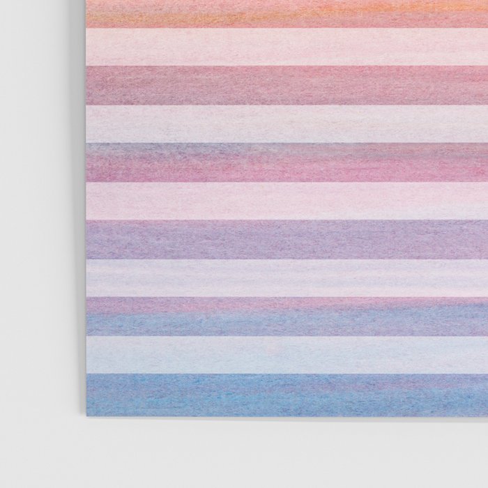 Colorful Soft Stripes Pattern Poster Gallery Image 3