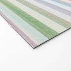 Colorful Soft Stripes Pattern Welcome Mat Gallery Image 2