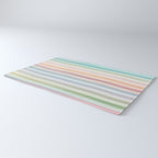 Colorful Soft Stripes Pattern Rug Gallery Image 3