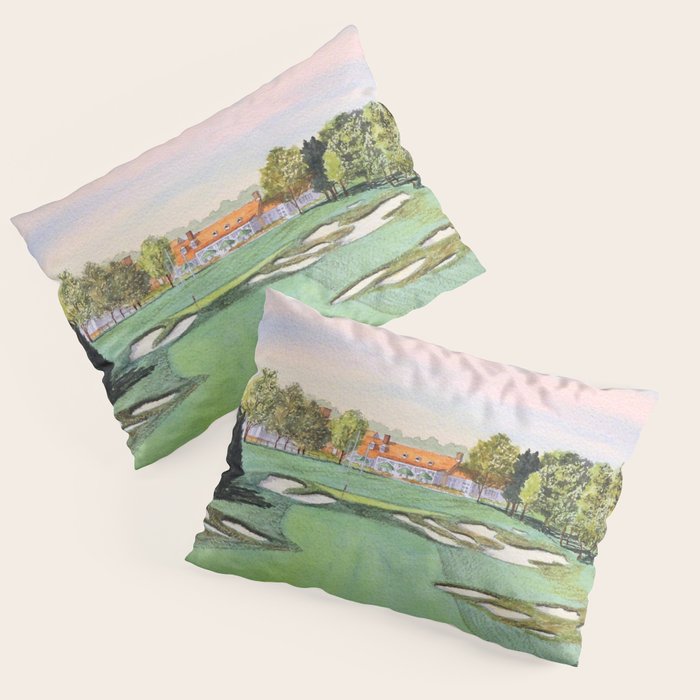Bethpage State Park Golf Course Pillow Sham Gallery Image 3