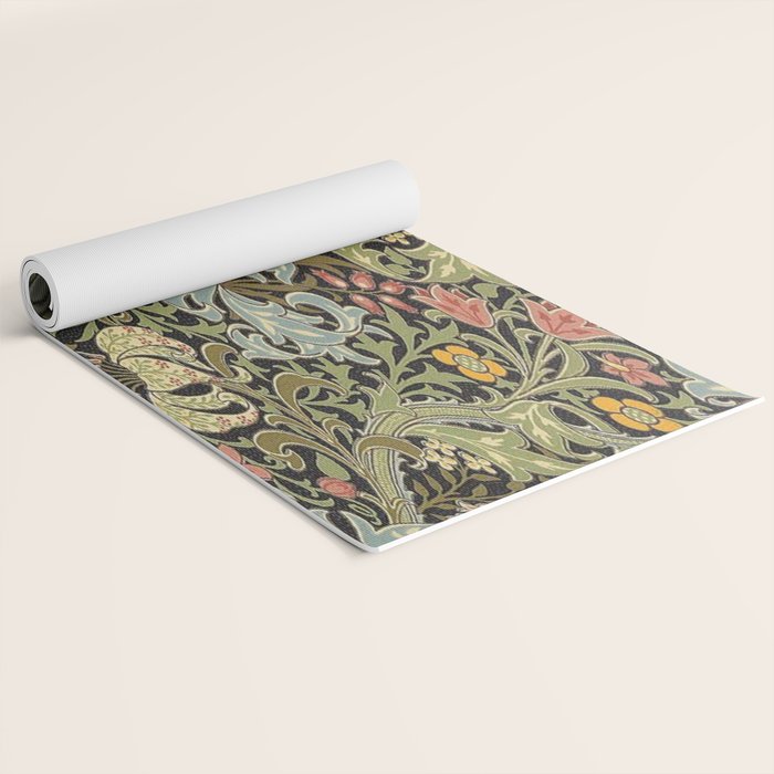 William Morris floral design  Yoga Mat Gallery Image 2