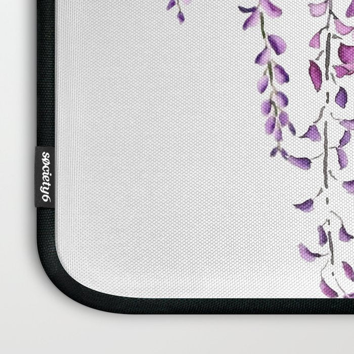 purple wisteria in bloom Laptop Sleeve Gallery Image 3