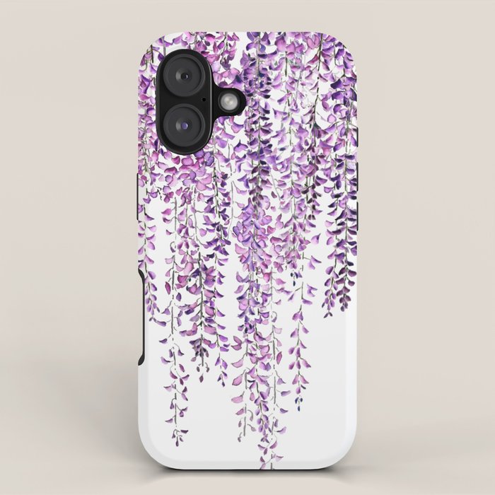purple wisteria in bloom iPhone Case Gallery Image 1