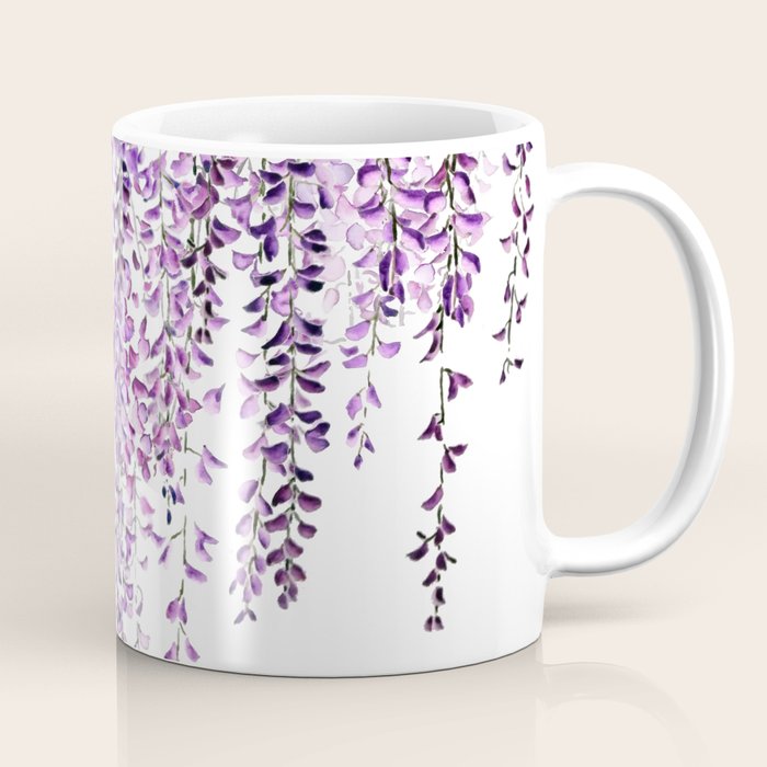 purple wisteria in bloom Coffee Mug Gallery Image 1