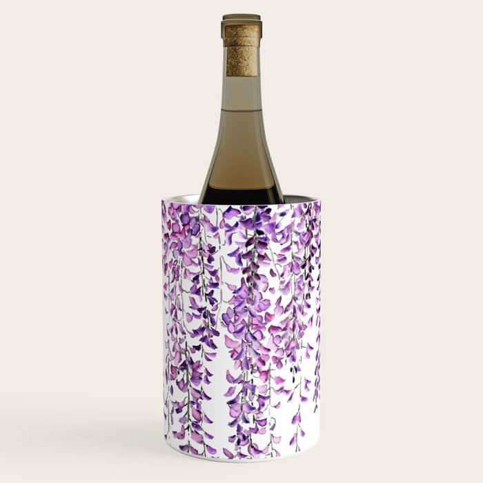 purple wisteria in bloom Wine Chiller Gallery Image 1