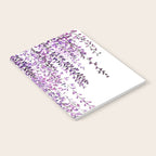 purple wisteria in bloom Notebook Gallery Image 2
