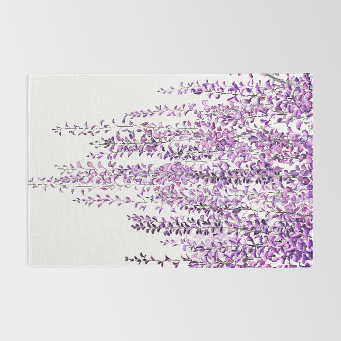 purple wisteria in bloom Rug Gallery Image 2