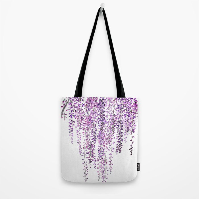 purple wisteria in bloom Tote Bag Gallery Image 2
