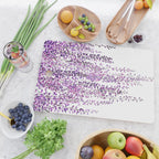 purple wisteria in bloom Cutting Board Gallery Image 2