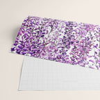 purple wisteria in bloom Wrapping Paper Gallery Image 2
