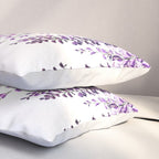 purple wisteria in bloom Pillow Sham Gallery Image 3