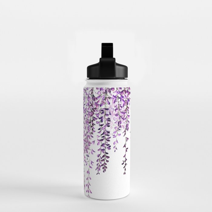 purple wisteria in bloom Water Bottle Gallery Image 2