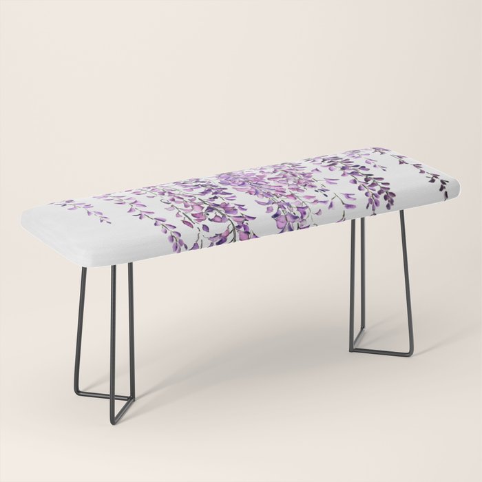 purple wisteria in bloom Bench Gallery Image 1