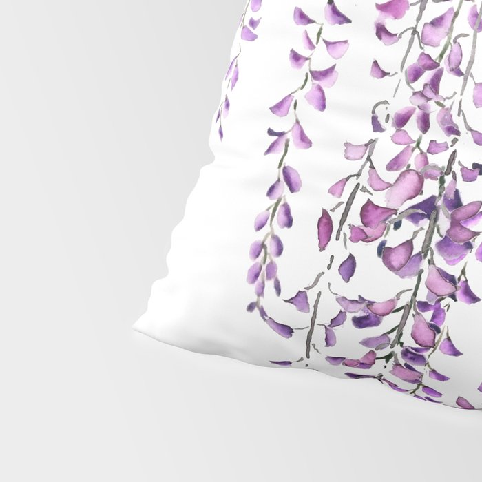 purple wisteria in bloom Pillow Sham Gallery Image 4