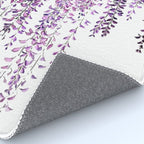purple wisteria in bloom Rug Gallery Image 4