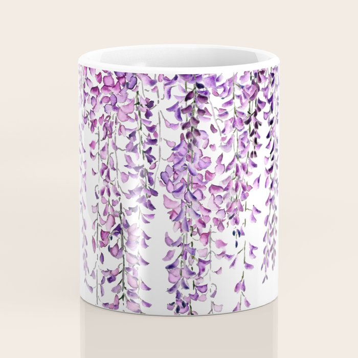 purple wisteria in bloom Coffee Mug Gallery Image 4