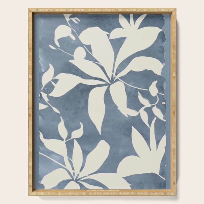 Botanical Abstract Art 12 Serving Tray Gallery Image 1
