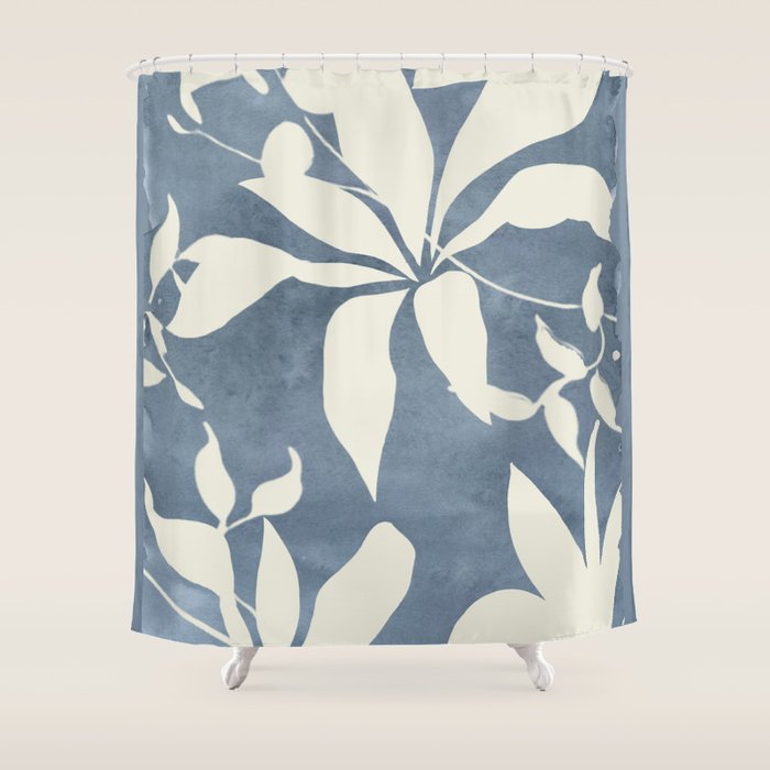 Botanical Abstract Art 12 Shower Curtain Gallery Image 1