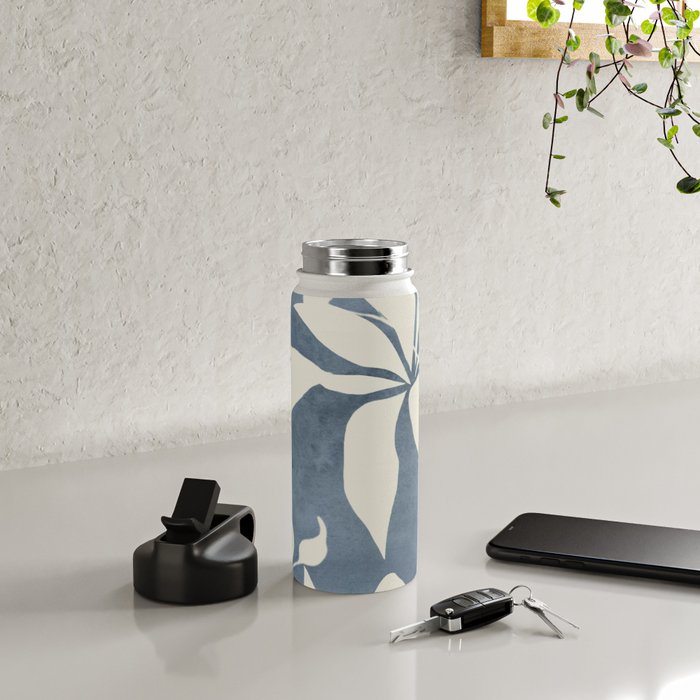 Botanical Abstract Art 12 Water Bottle Gallery Image 4