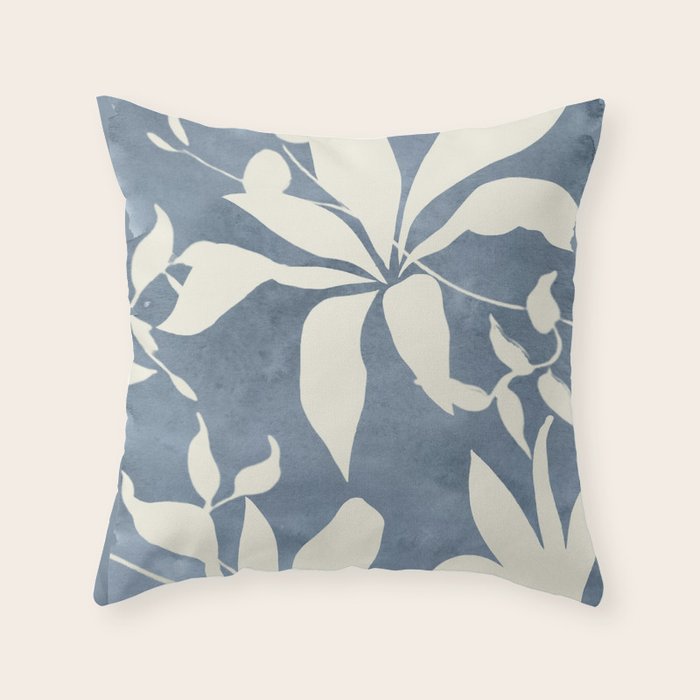 Botanical Abstract Art 12 Throw Pillow Gallery Image 6
