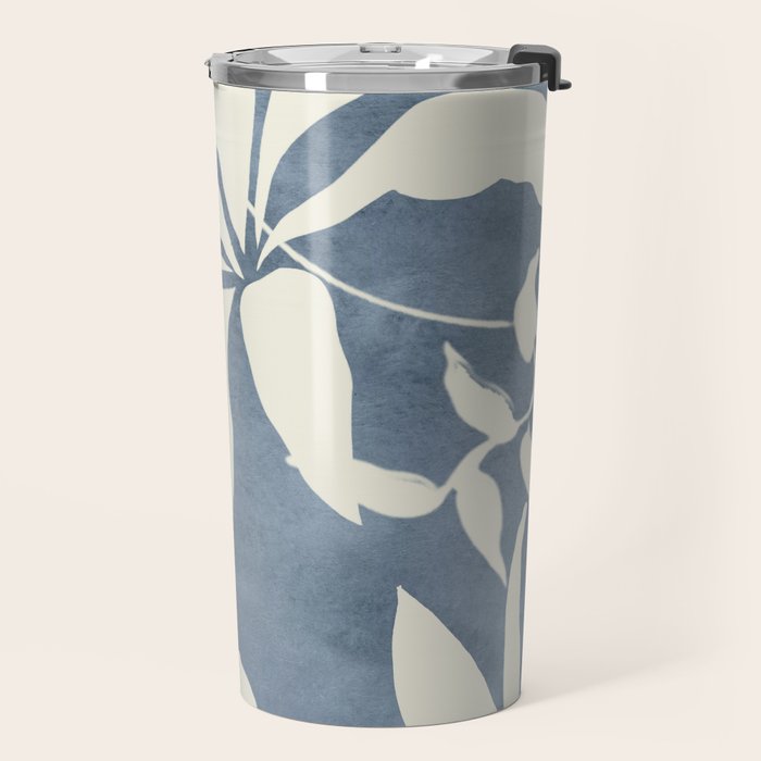 Botanical Abstract Art 12 Travel Mug Gallery Image 2