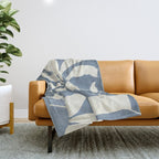 Botanical Abstract Art 12 Throw Blanket Gallery Image 1