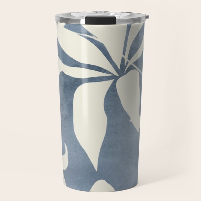Botanical Abstract Art 12 Travel Mug Gallery Image 1
