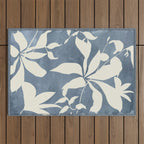 Botanical Abstract Art 12 Outdoor Rug Gallery Image 1